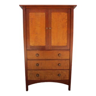 Stickley Harvey Ellis Design Entertainment Wardrobe For Sale