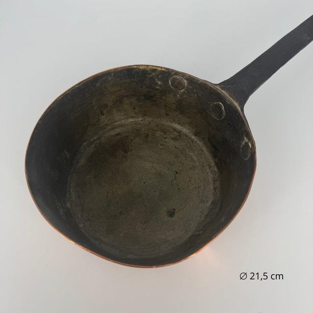 Vintage French Copper Saucepans, 1960s, Set of 5 For Sale - Image 9 of 18