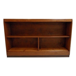 Vintage Art Deco Open Bookcase in Oak, 1920s For Sale