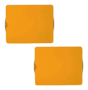 Charlotte Perriand Yellow 'Applique á Volet Pivotant' Wall Lights - a Pair