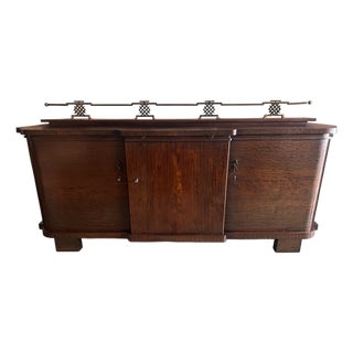 Vintage Art Deco Sideboard in Mahogany, 1930s For Sale
