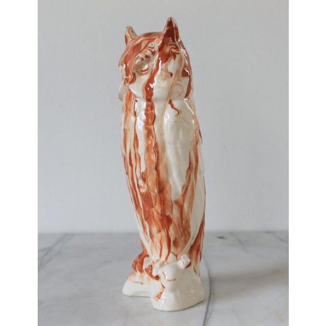 Mid-Century Modern Vintage Black Hills Clay Pottery Owl For Sale - Image 3 of 10