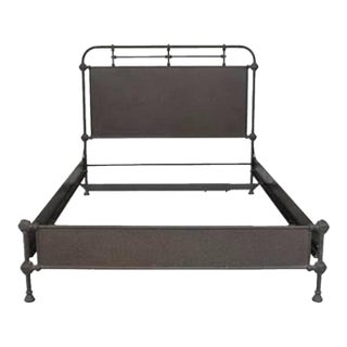 Restoration Hardware Cast Iron Bed Size Queen For Sale