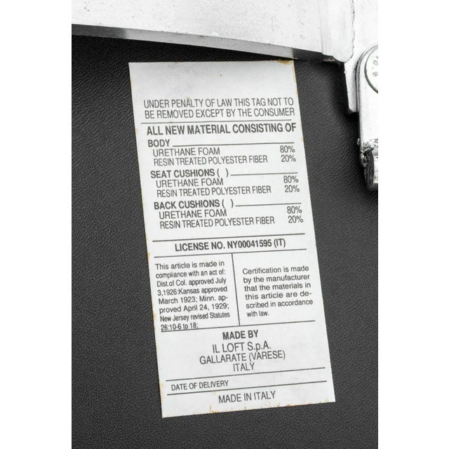 Il Loft "hi.02" Hils Leather Swivel Armchairs, Pr. For Sale In New York - Image 6 of 6