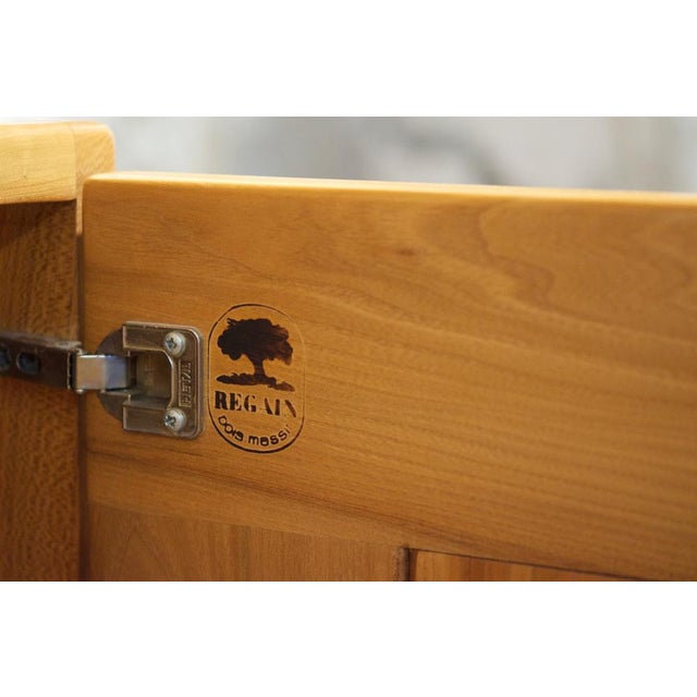 Solid Elm Bookcase from Maison Regain, France, 1960 For Sale - Image 10 of 15