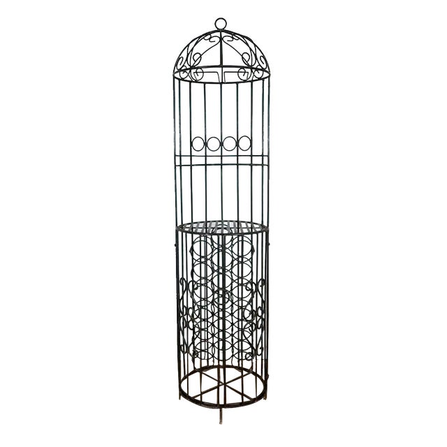 20th Century Kiosk Wrought Iron Wine Bar For Sale