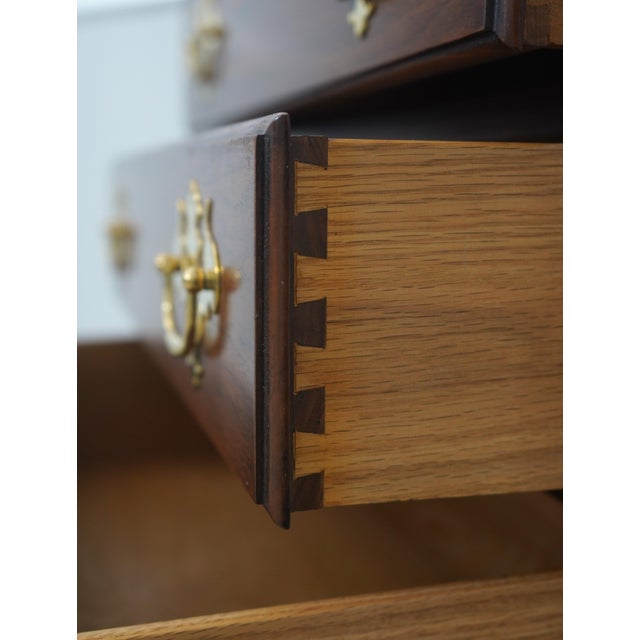 Henkel Harris Henkel Harris 4-Drawer Walnut Bachelor Chest For Sale - Image 4 of 16