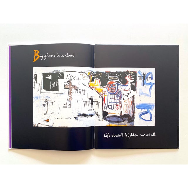 Paper " Life Doesn't Frighten Me " Vintage 1993 First Edition Hardcover Jean Michel Basquiat & Maya Angelou Book For Sale - Image 7 of 12