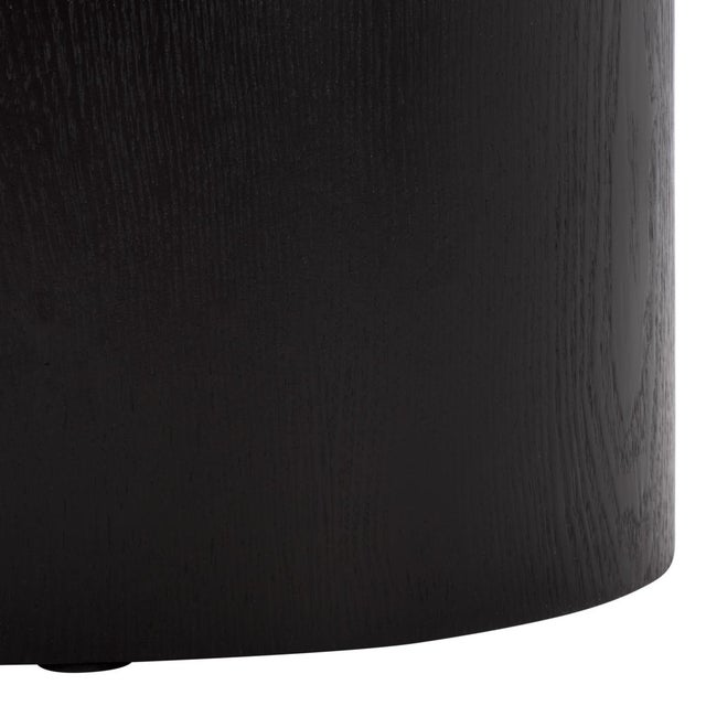 Early 21st Century Ekon Round End Table in Black For Sale - Image 5 of 9