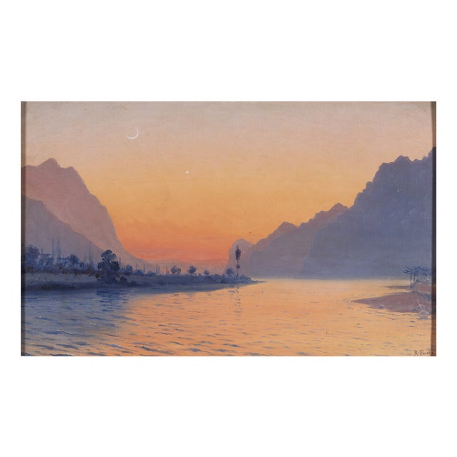 Richard Fuchs, Gardasee, Oil Painting For Sale