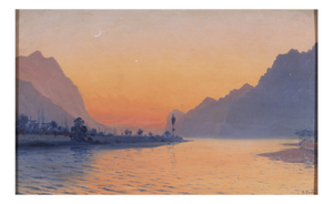 Richard Fuchs, Gardasee, Oil Painting