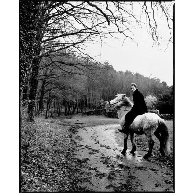Sting - signed limited edition print album cover shoot december 6 1992 wiltshire sting on a horse (photo kevin westenberg)...