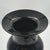 Black Mid-Century Modern Murano Sommerso Jet Black Art Glass Vase With Controlled Bubble Base, 1970s For Sale - Image 8 of 8
