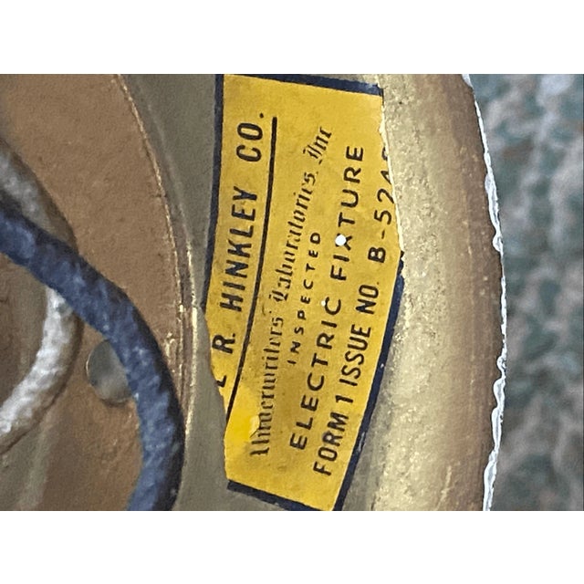 Vintage Mid Century Modern Style Berry Disign Frosted Glass Ceiling Mount Light For Sale In Pittsburgh - Image 6 of 8