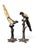 Maitland Smith Bronze & Mother of Pearl Parrot Sculptures, a Pair For Sale In West Palm - Image 6 of 15