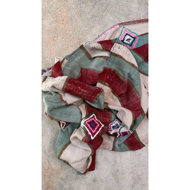 1990s 1990s Tribal Berber Throw Blanket For Sale - Image 5 of 8