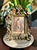 Antique Hand-Painted Original Signed Art of Porcelain Painting With Gilded Florentine Frame From Late 1800s For Sale - Image 4 of 9