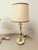 Onyx Lamp with Lampshade and Brass, 1950s For Sale - Image 12 of 17