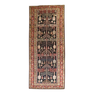 Kurd Bakhtiari Corridor WIllow Tree Antique Runner - 6'4" x 16' For Sale