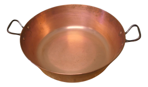 Large Double Handled Jam Pan in Copper, 1920