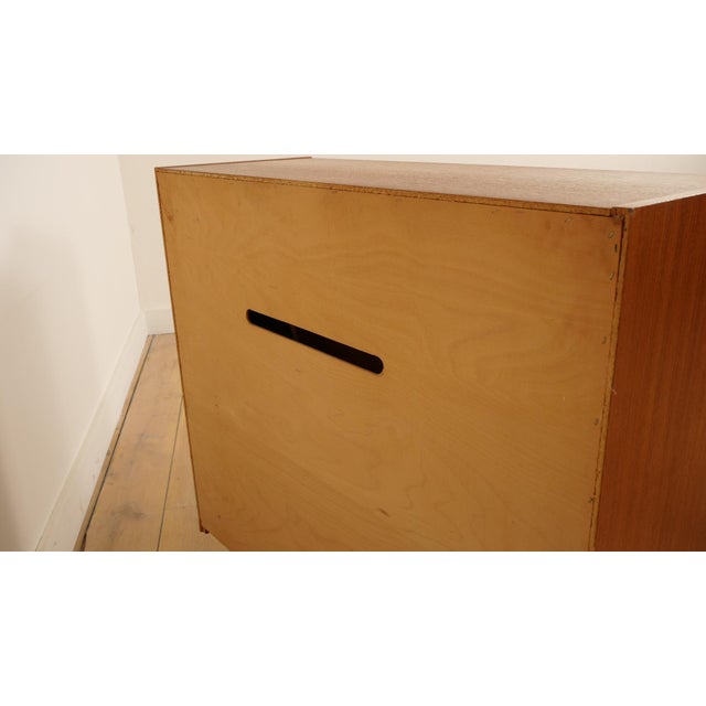 Vintage Shoe Cabinet in Teak, 1960s For Sale - Image 9 of 12