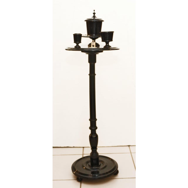 Black Art Nouveau Smoking Table, 1890s For Sale - Image 8 of 8