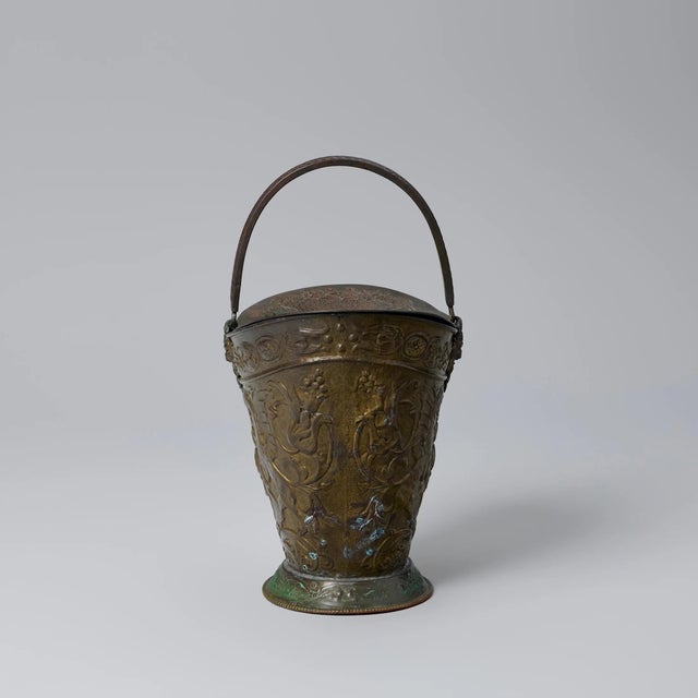 Vintage Brass Coal Scuttle For Sale - Image 4 of 7