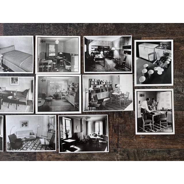 1950s Original Photos of Scandinavian Furniture, Sweden, 1951, Set of 18 For Sale - Image 5 of 10