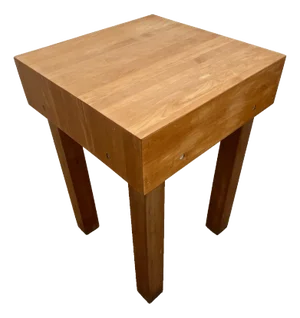 Vintage Butchers Block Carving Cutting Board Kitchen Slab Table Space Saver