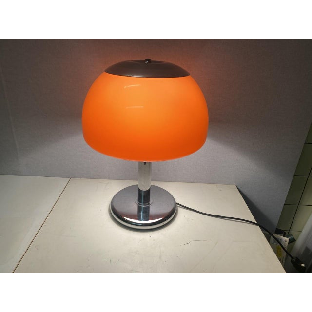 Space Age Mushroom Orange Table Lamp from Cosack, 1960s] For Sale - Image 18 of 18