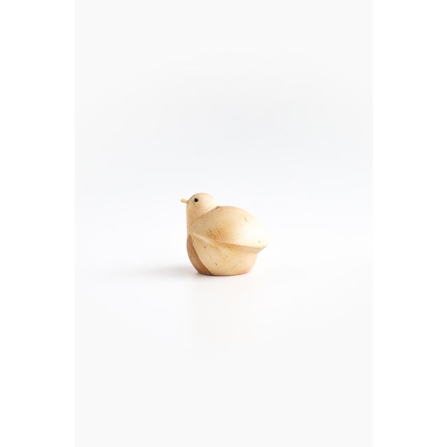 Wood Nesting Bird I Piccolini Wooden Animal Figure by Viviana Degrandi for Emko For Sale - Image 7 of 7