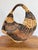 French Country Folk Art Tricolored Gathering Basket For Sale - Image 3 of 10