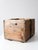 Brown Antique Philadelphia Wood Crate With Leather Handle For Sale - Image 8 of 13