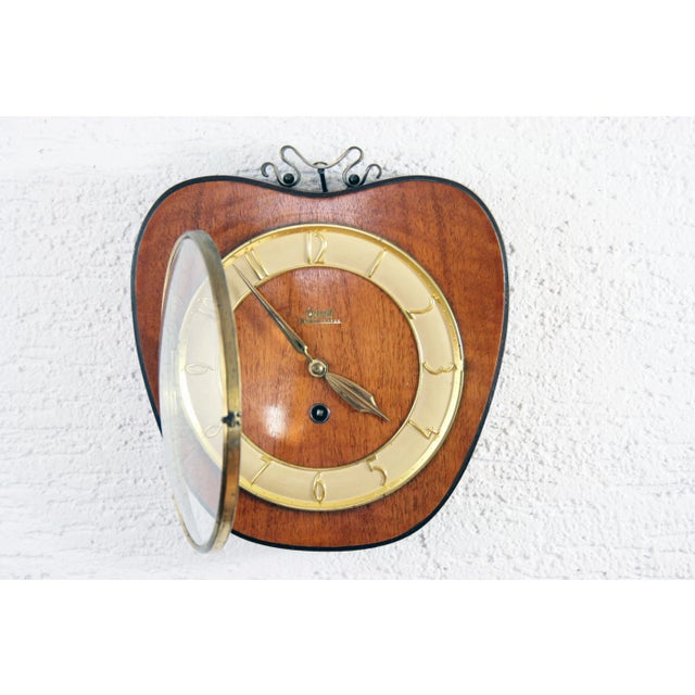 Vintage Clock from Garant Schwebe Anker For Sale - Image 3 of 7