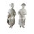 20th Century Blanc De Chine Style Chinoiserie Statues - A Pair For Sale - Image 4 of 6