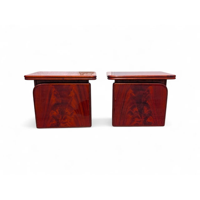 Dressers and Bedside Tables, Italy, 1950s, Set of 3 For Sale - Image 4 of 16