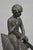 Gray Vintage Mythical Bronze Cherub Riding Snail Sculpture Figure Attr to Maitland Smith For Sale - Image 8 of 18