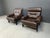 Set of Leather Armchairs, Denmark, 1960s For Sale - Image 4 of 15