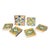 Vintage Polychrome Glazed Earthenware Tiles, Set of 6 For Sale - Image 12 of 12