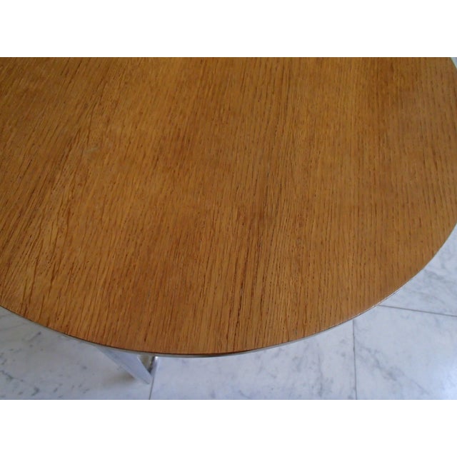 1930s Bauhaus Loop Table with Oak Tops, 1930s For Sale - Image 5 of 7