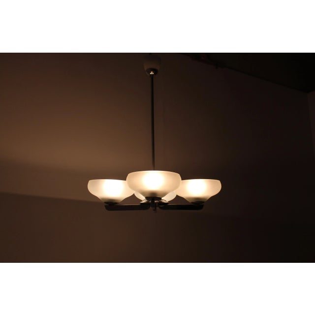 - Made in Czechoslovakia - Made of chrome, Glass - Re-polished - Fully functional - Original condition. Up to 250V...