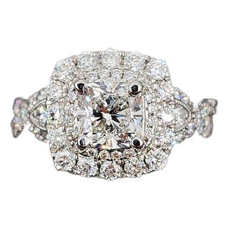 1.10 Ct Gia Certified Diamond Ring Size 5 For Sale