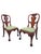 Late 20th Century Vintage Queen Anne Style Carved Mahogany Dining Chairs - Set of 12 For Sale - Image 5 of 8