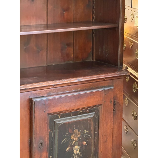 19th Century Painted Swedish Cabinet For Sale - Image 4 of 12