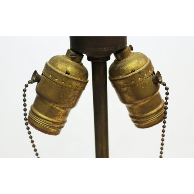 Wood Late 19th Century Japanese Baluster Form Vase Mounted as a Lamp For Sale - Image 7 of 9