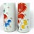 Chinese Mirror Pair of Cylindrical Vases/Hat Stands With Red Foo Lions With Other Colors For Sale - Image 3 of 11