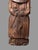 Folk Art Primitive Antique Folk Art Figural Carved 15" Wooden Maiden Keepsake Key Cabinet For Sale - Image 3 of 6