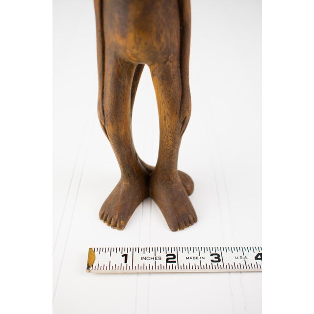 Postmodern Absctract Sculptural Form - Carved Wood and Copper For Sale - Image 15 of 17