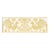 Sample - Schumacher Tarpan Embroidered Tape in Yellow For Sale