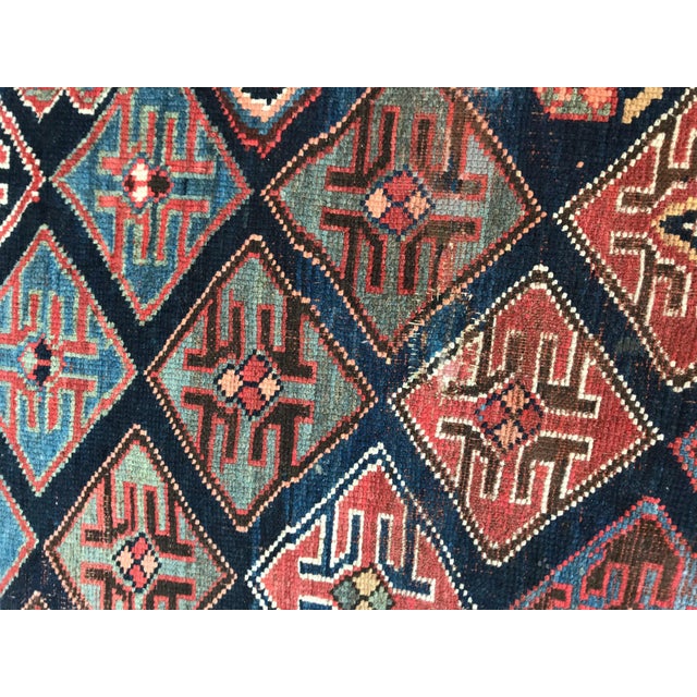 Long Antique Caucasian Rug For Sale - Image 5 of 17